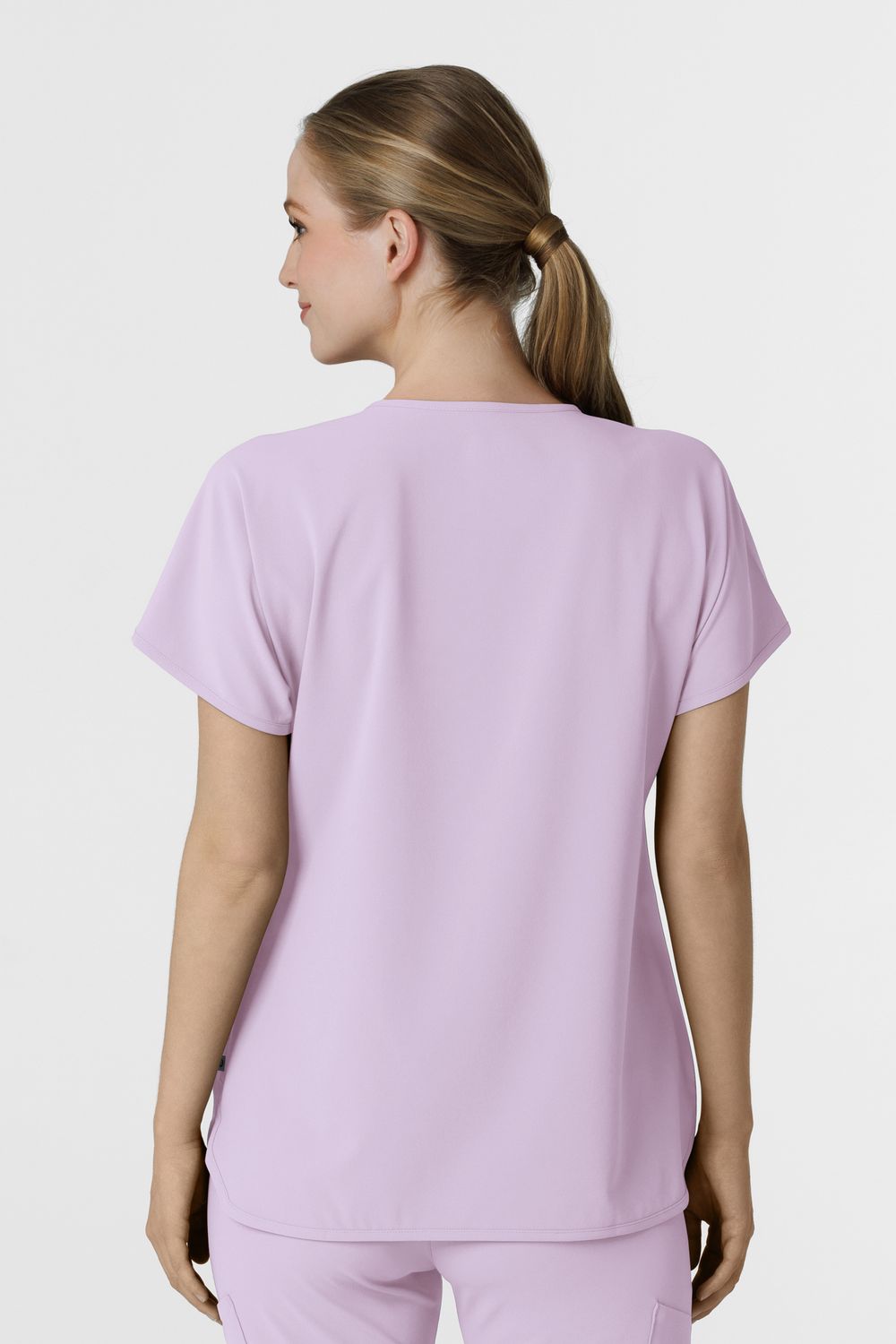 Casacca donna 6634 scollo a V arrotondato pastel lilac