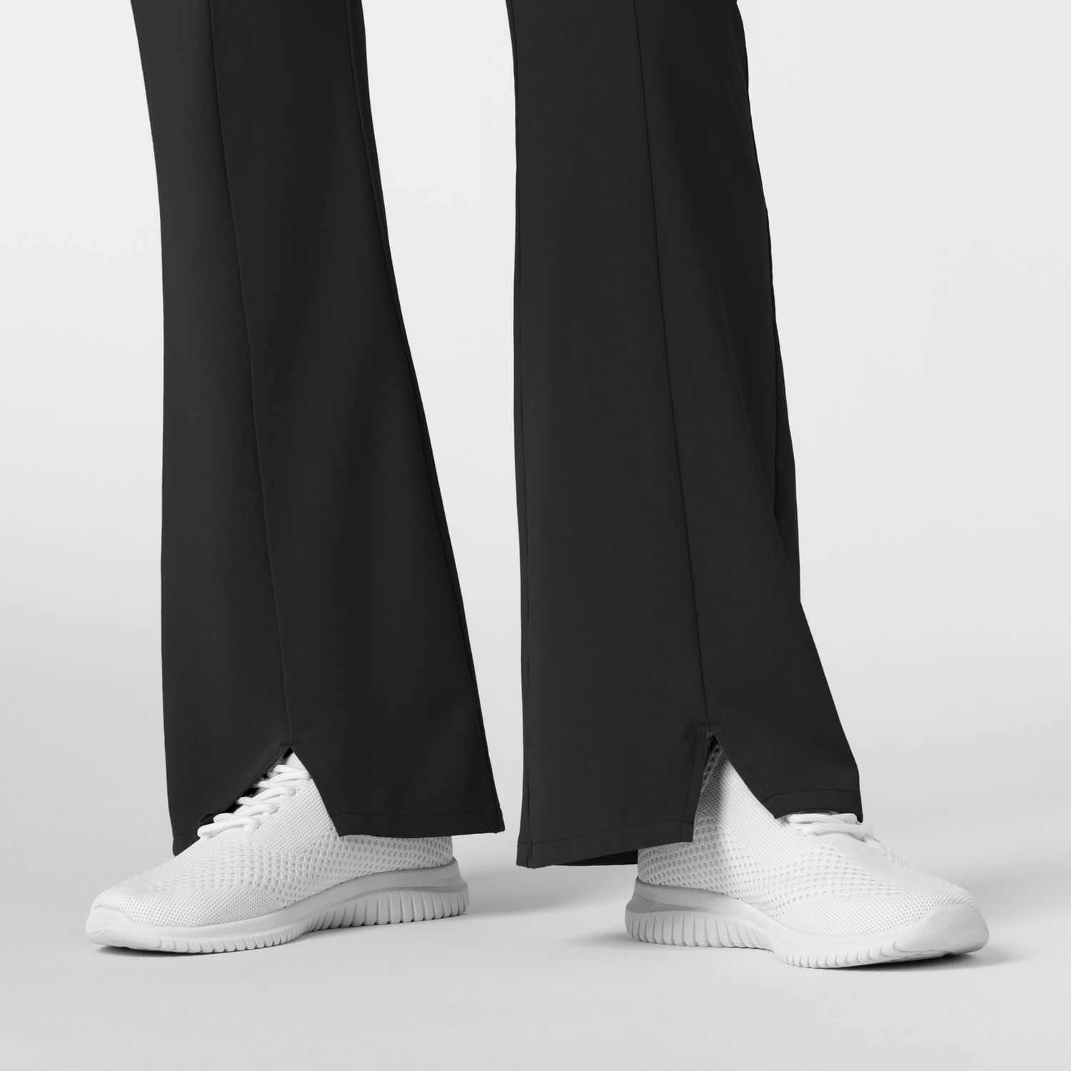Pantalone donna 5534 cargo svasato black