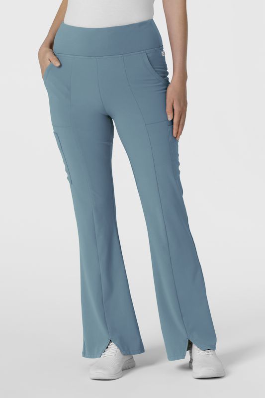 Pantalone donna 5534 cargo svasato elemental blue