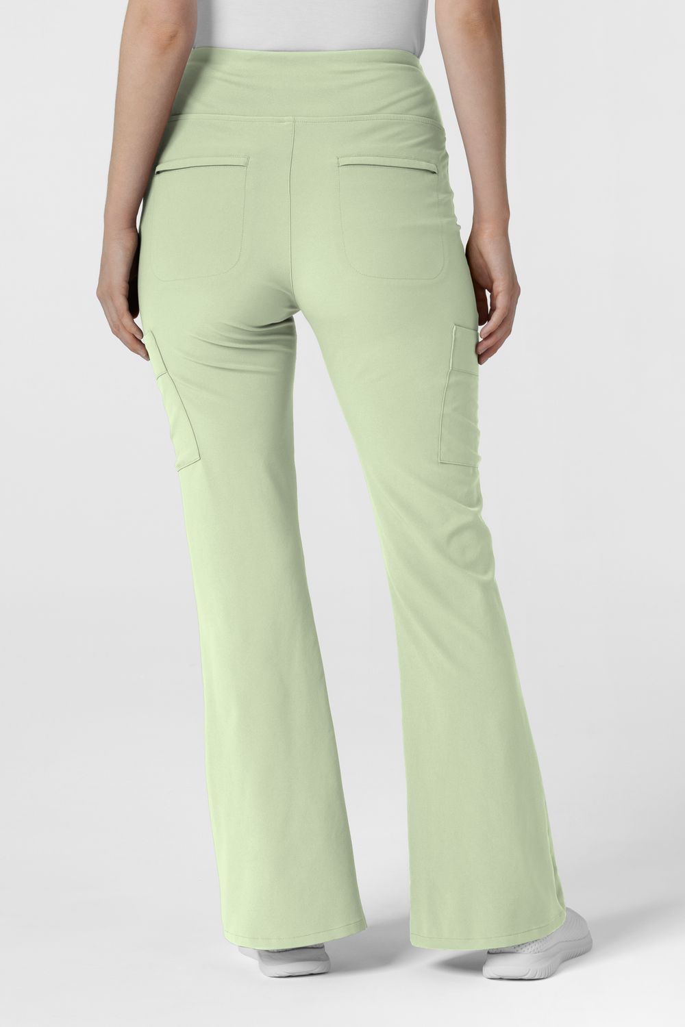 Pantalone donna 5534 cargo svasato fresh mint