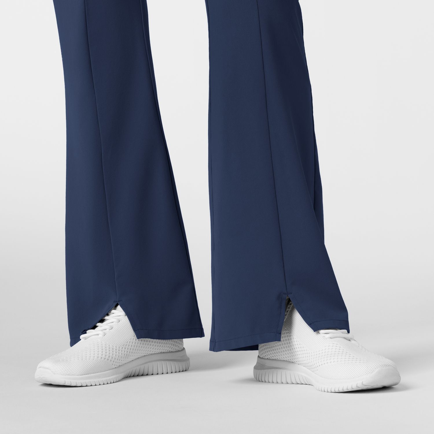 Pantalone donna 5534 cargo svasato navy blue