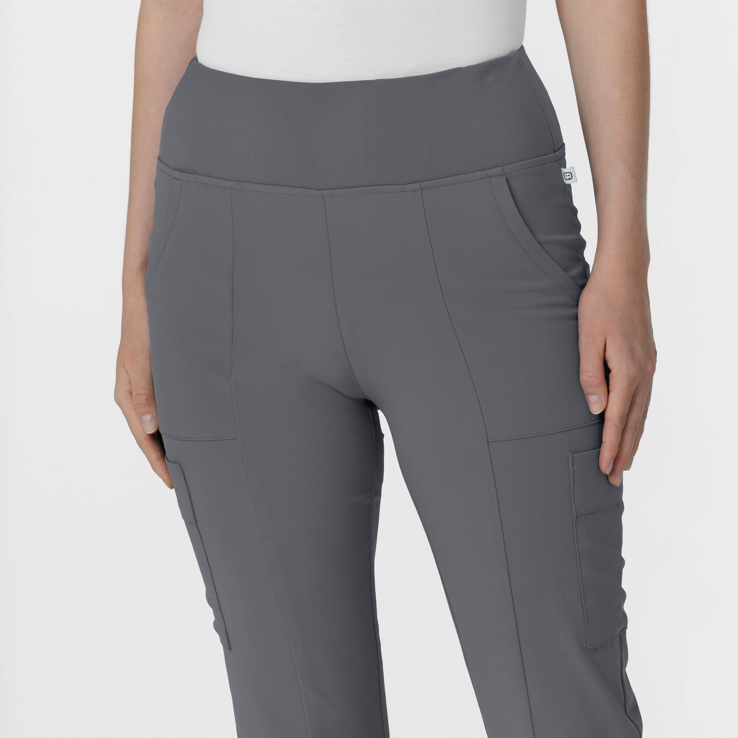 Pantalone donna 5534 cargo svasato pewter