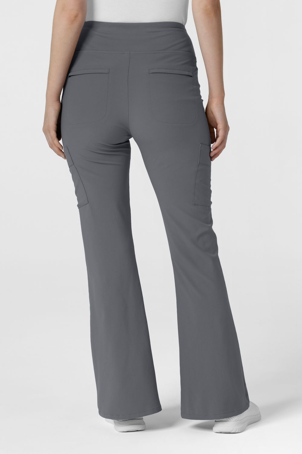 Pantalone donna 5534 cargo svasato pewter