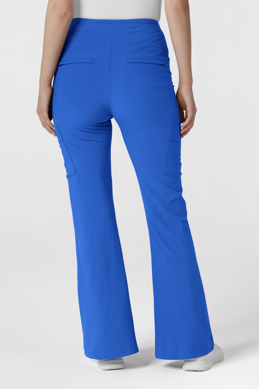 Pantalone donna 5534 cargo svasato royal blue