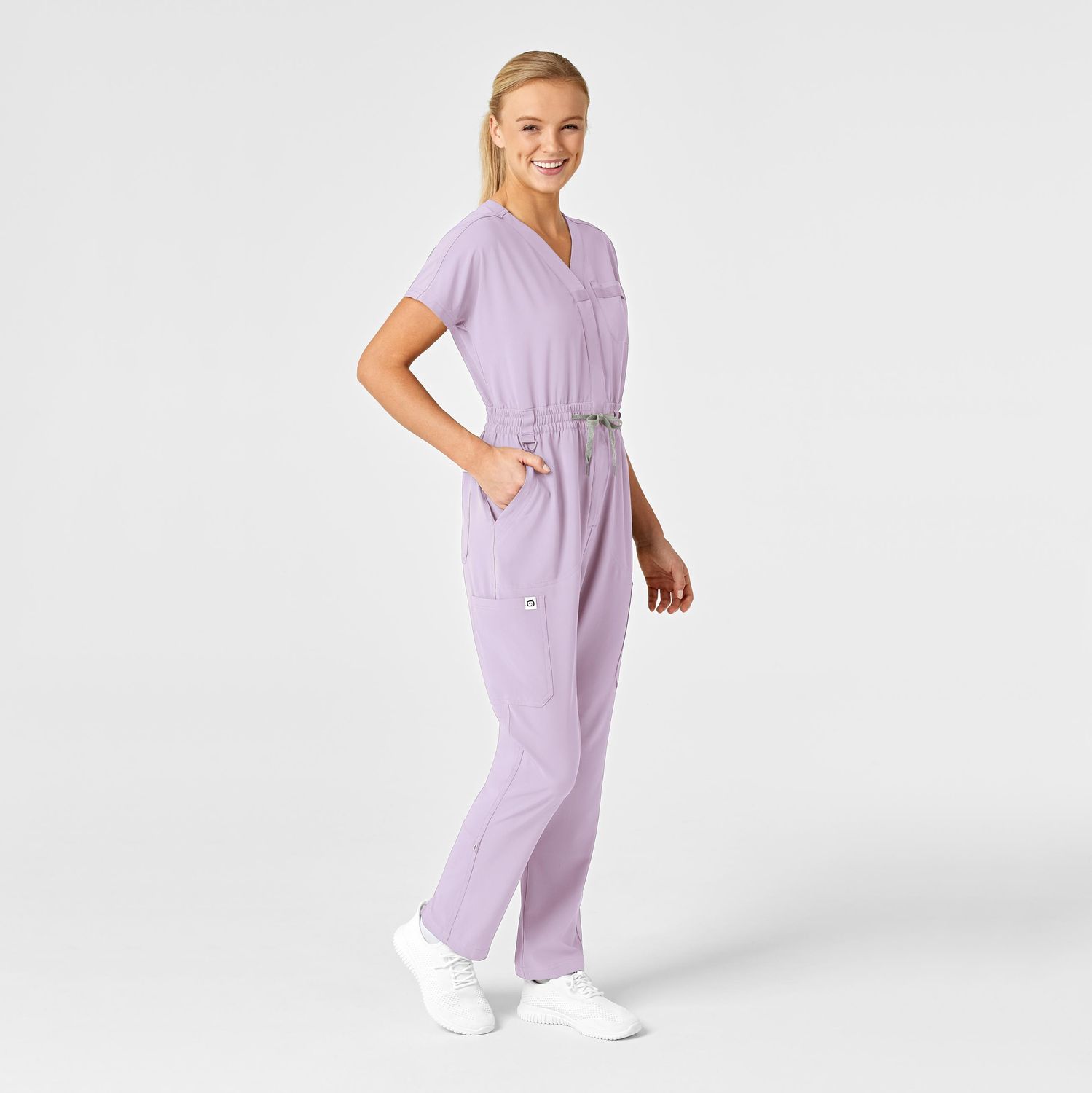 Tuta donna 3134 zip pastel lilac NOVITA&#39; 2024