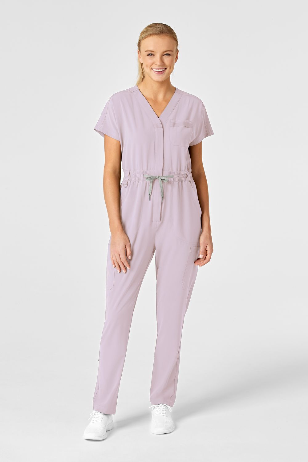 Tuta donna 3134 zip pastel lilac NOVITA&#39; 2024