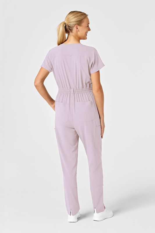 Tuta donna 3134 zip pastel lilac NOVITA' 2024