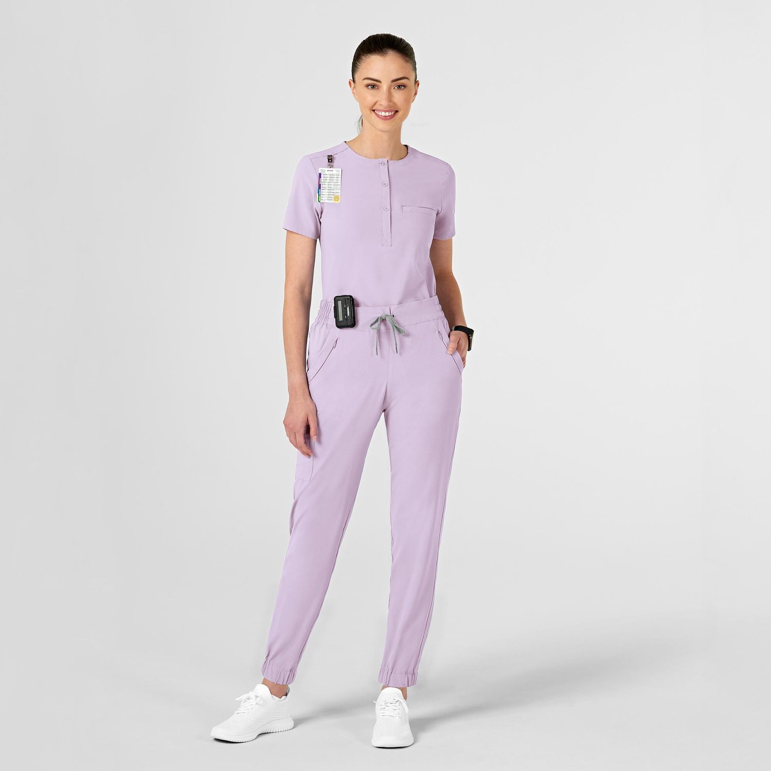 Pantalone donna 5234 jogger pastel lilac