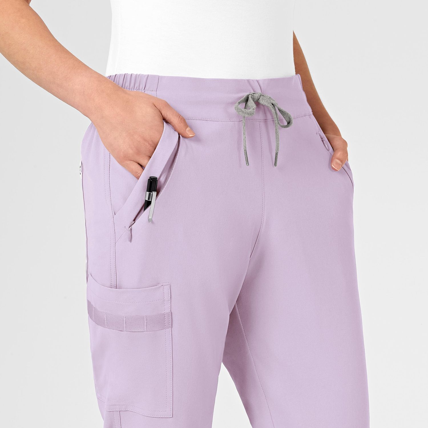 Pantalone donna 5234 jogger pastel lilac