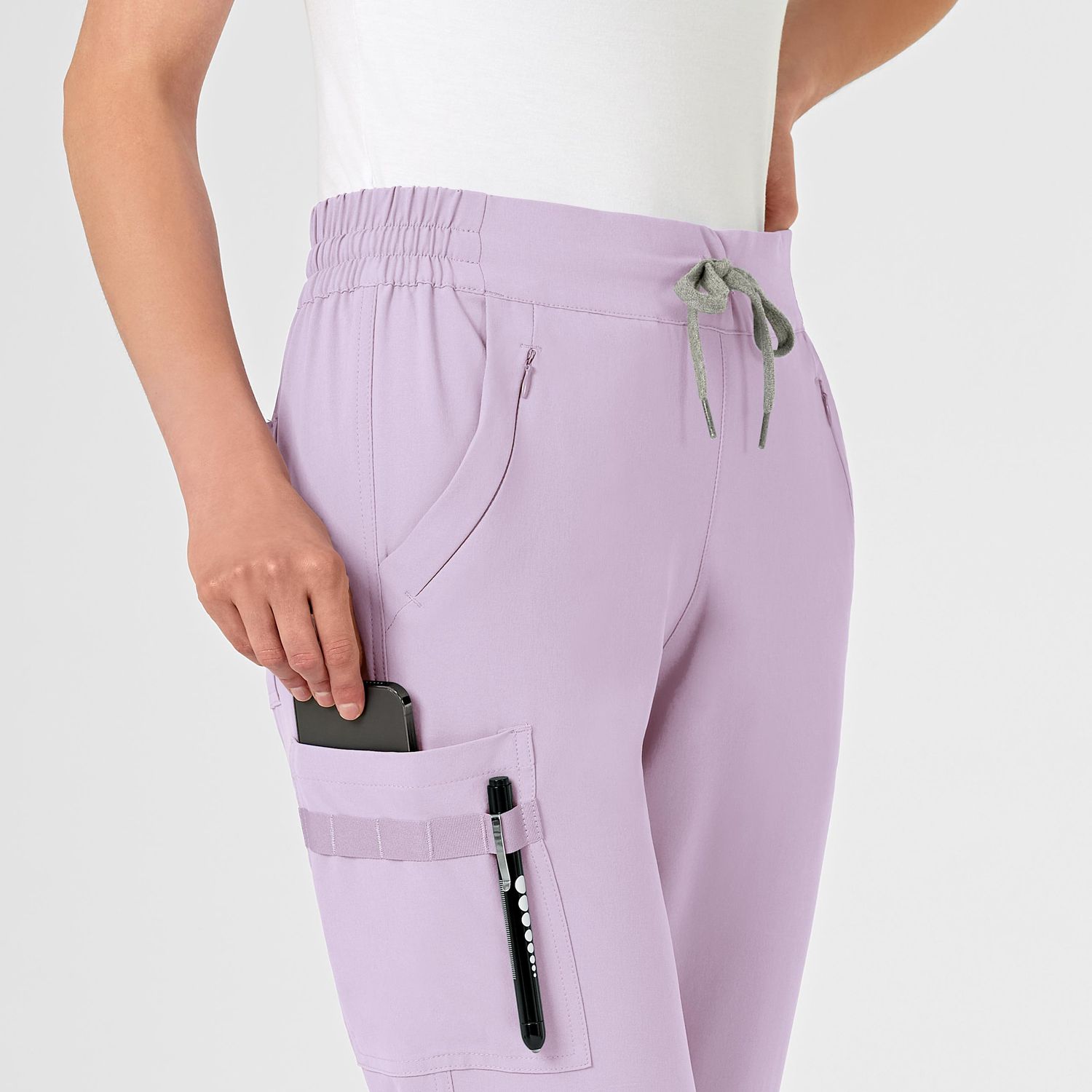 Pantalone donna 5234 jogger pastel lilac