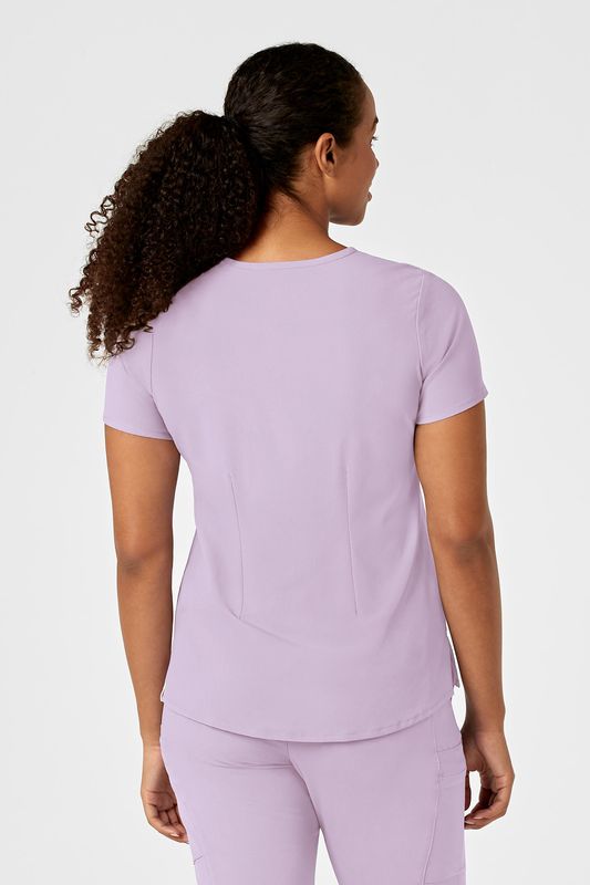 Casacca donna 6434 scollo alla coreana pastel lilac
