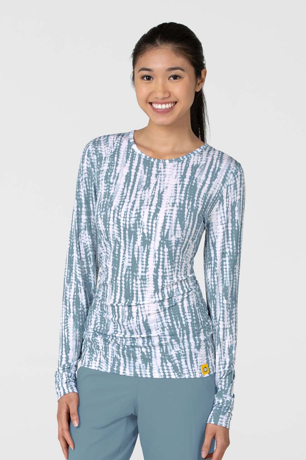 Maglia Setosa Shibori blue