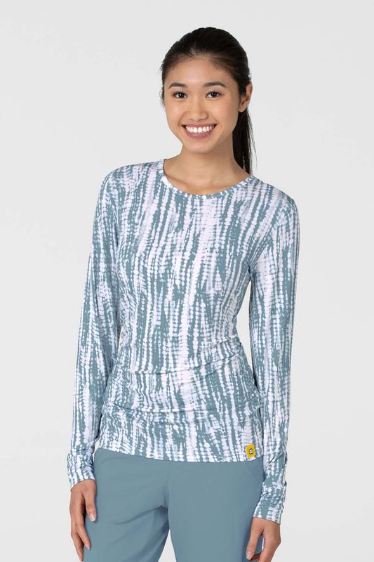 Maglia Setosa Shibori blue