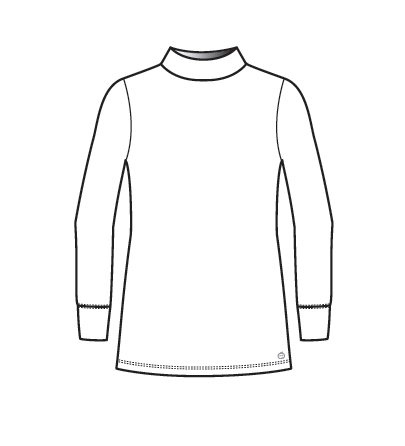 Maglia Setosa lupetto olive