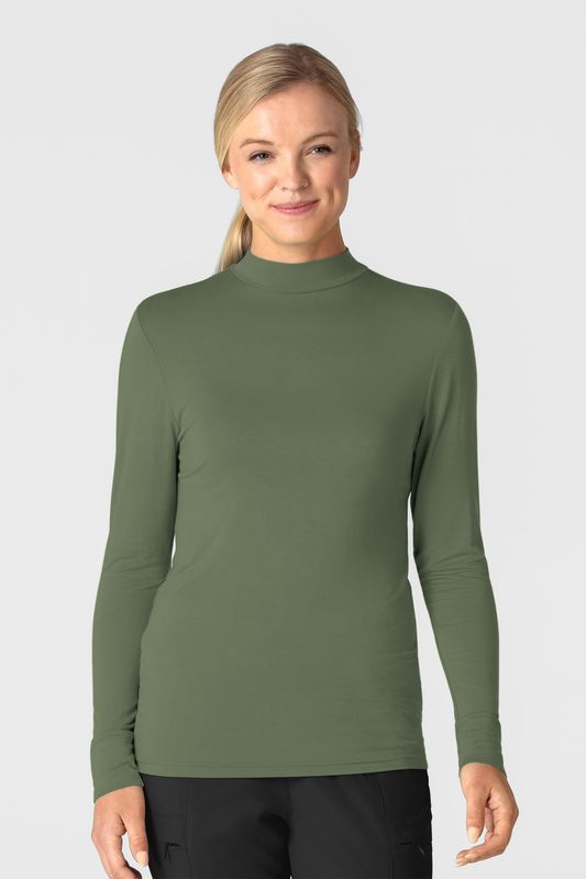 Maglia Setosa lupetto olive