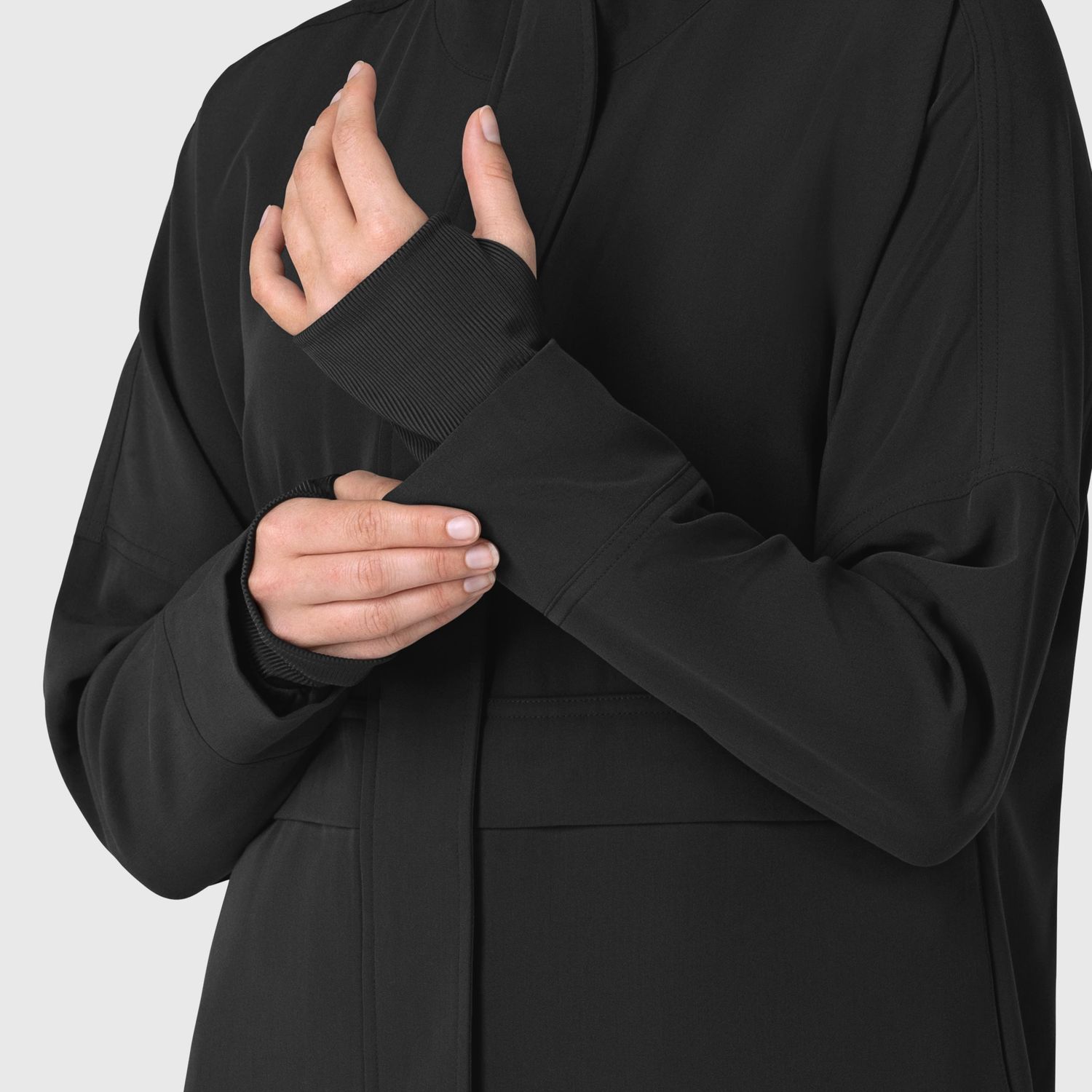 Felpa donna 8132 zip black