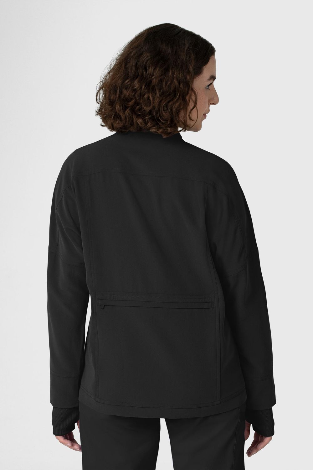Felpa donna 8132 zip black