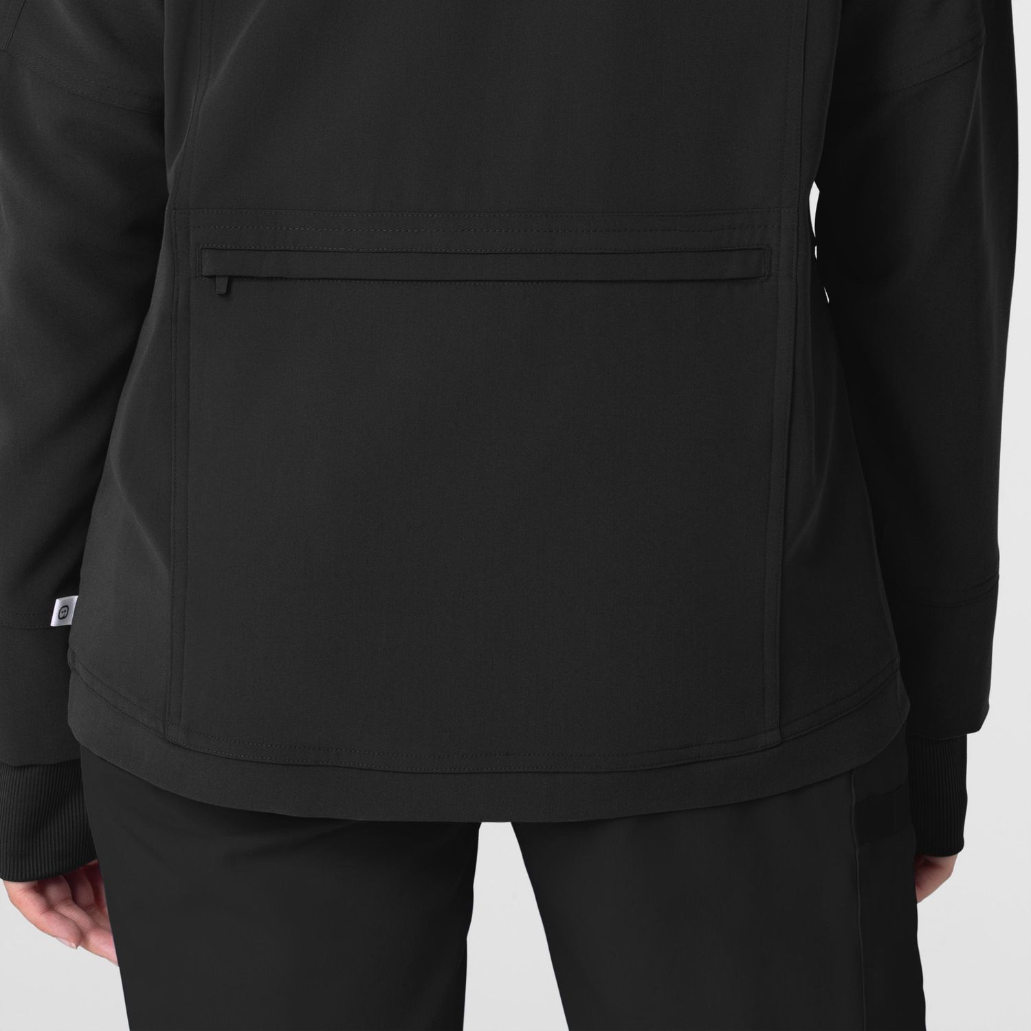 Felpa donna 8132 zip black