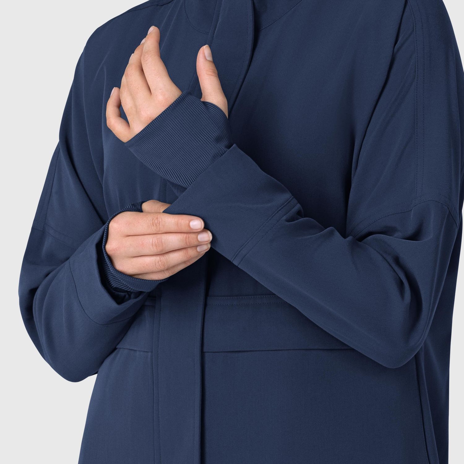 Felpa donna 8132 zip navy blue