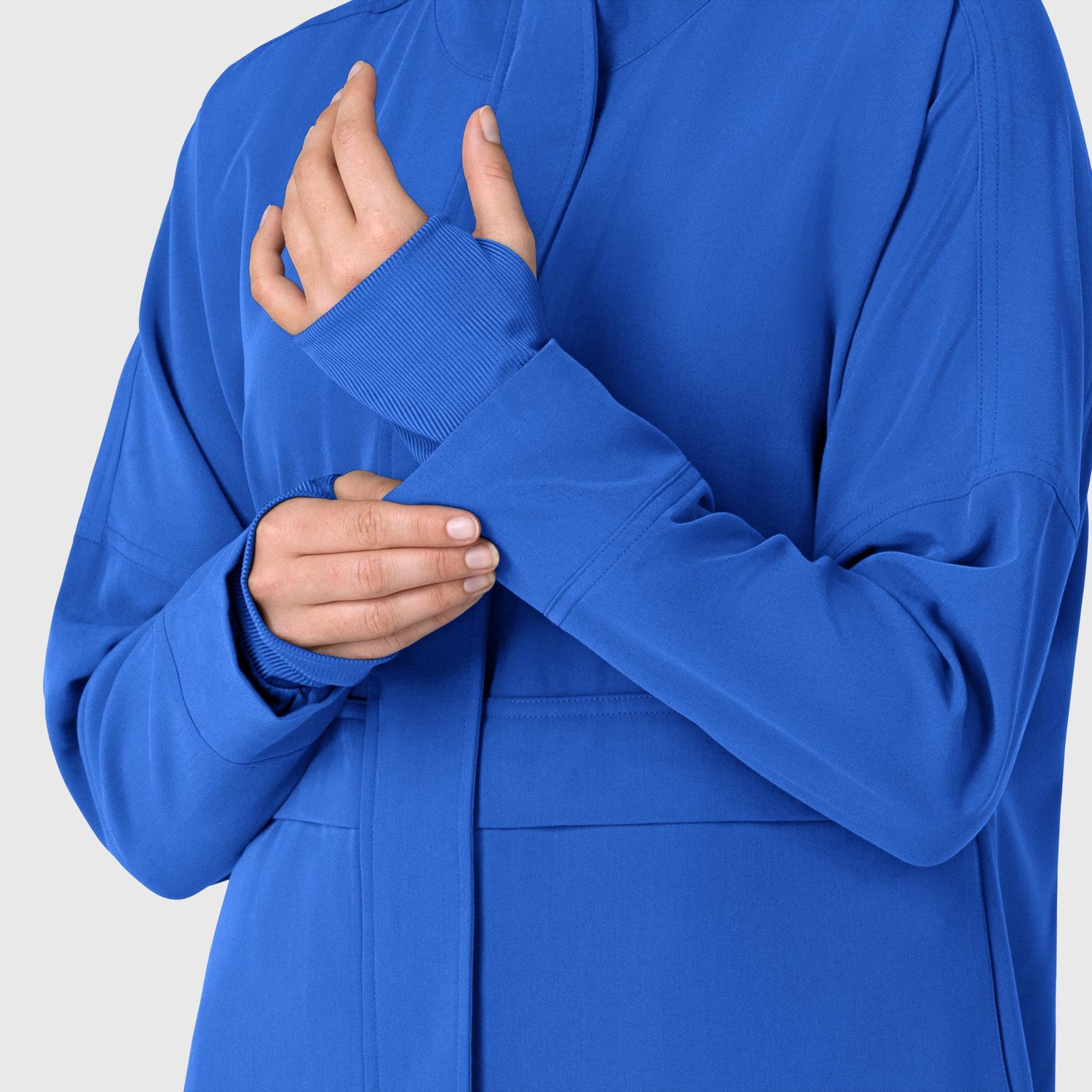 Felpa donna 8132 zip royal blue