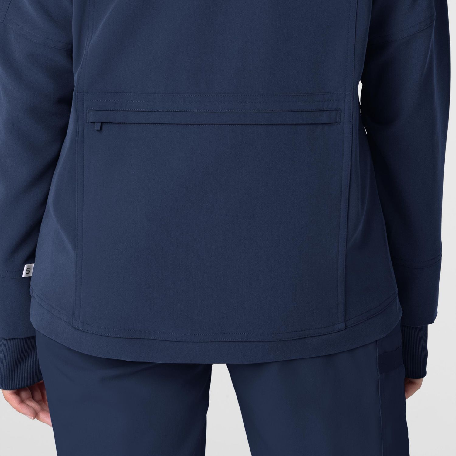 Felpa donna 8132 zip navy blue