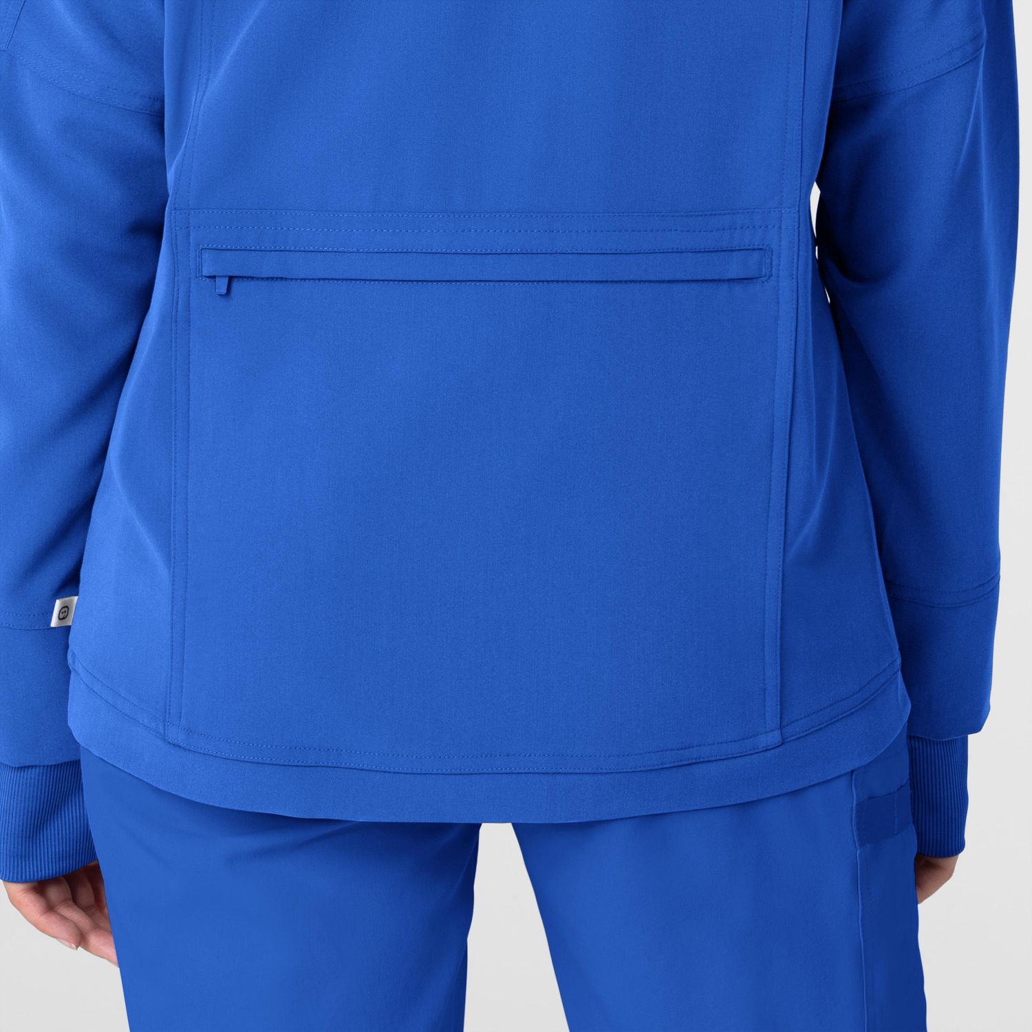 Felpa donna 8132 zip royal blue