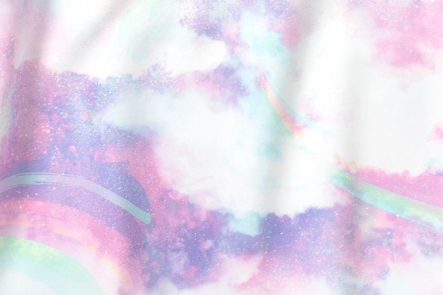 Casacca scollo a V - Rainbow Sparkle Sky
