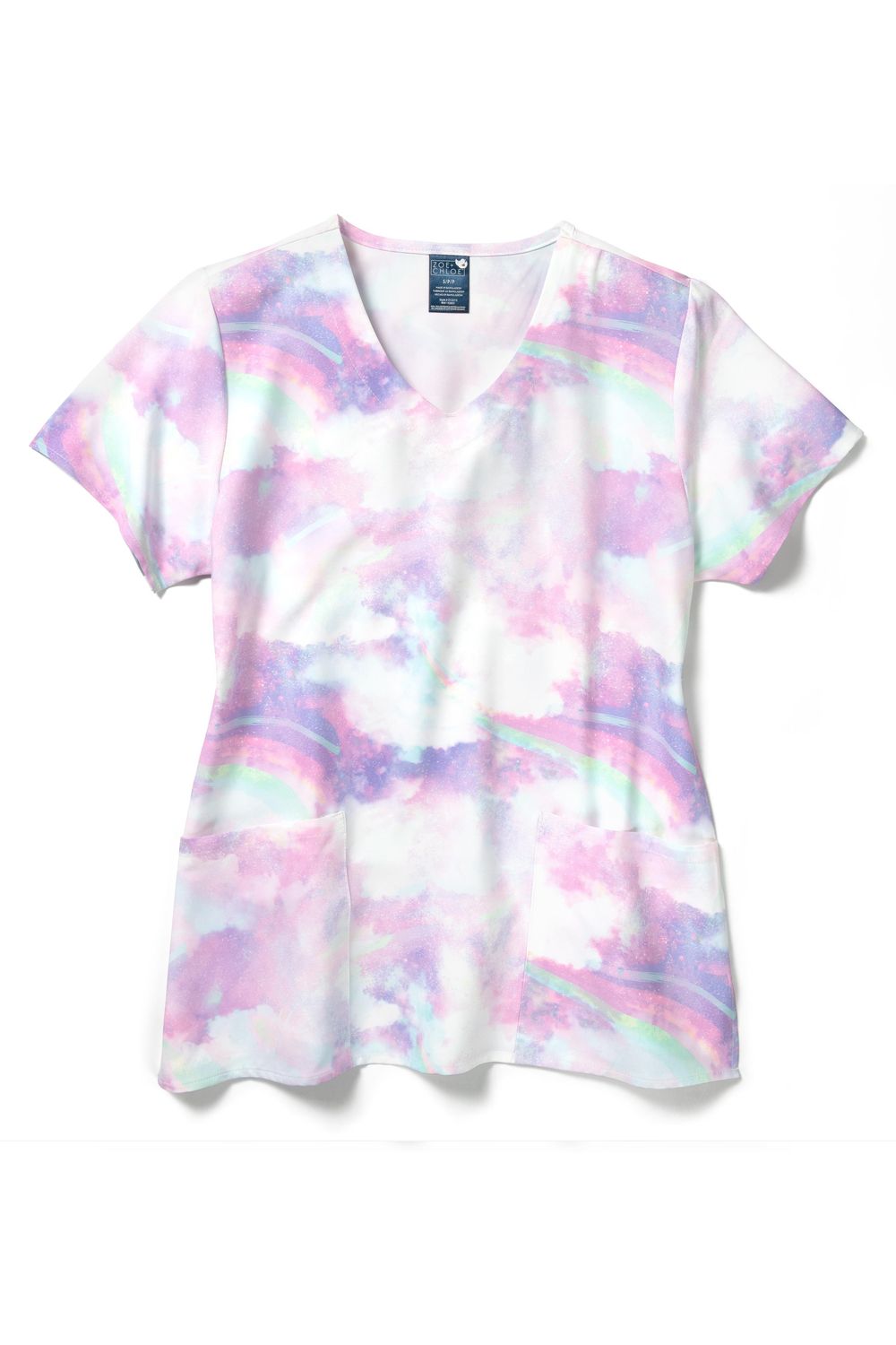 Casacca scollo a V - Rainbow Sparkle Sky