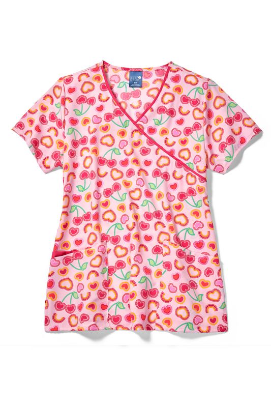 Casacca scollo a Y - Cherry Berry