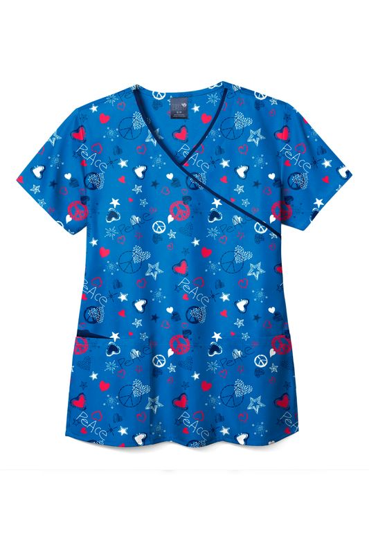 Casacca scollo a Y - Peace Love Liberty