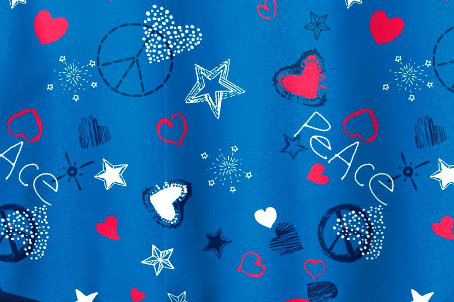 Casacca scollo a Y - Peace Love Liberty