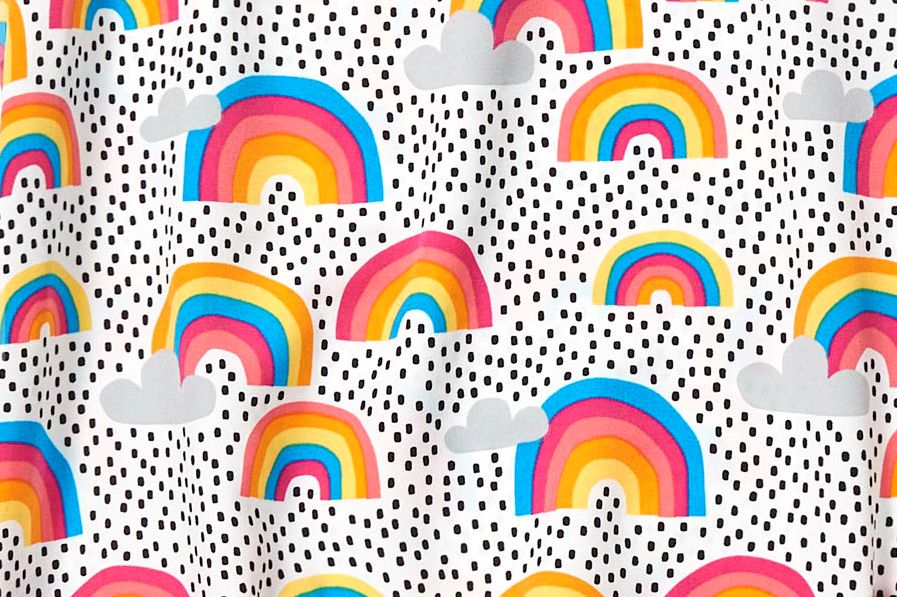 Maglia girocollo - Double Rainbow