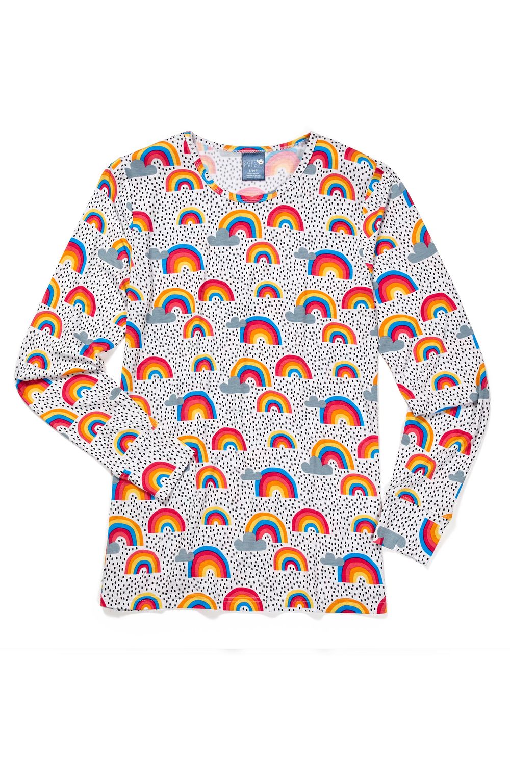 Maglia girocollo - Double Rainbow