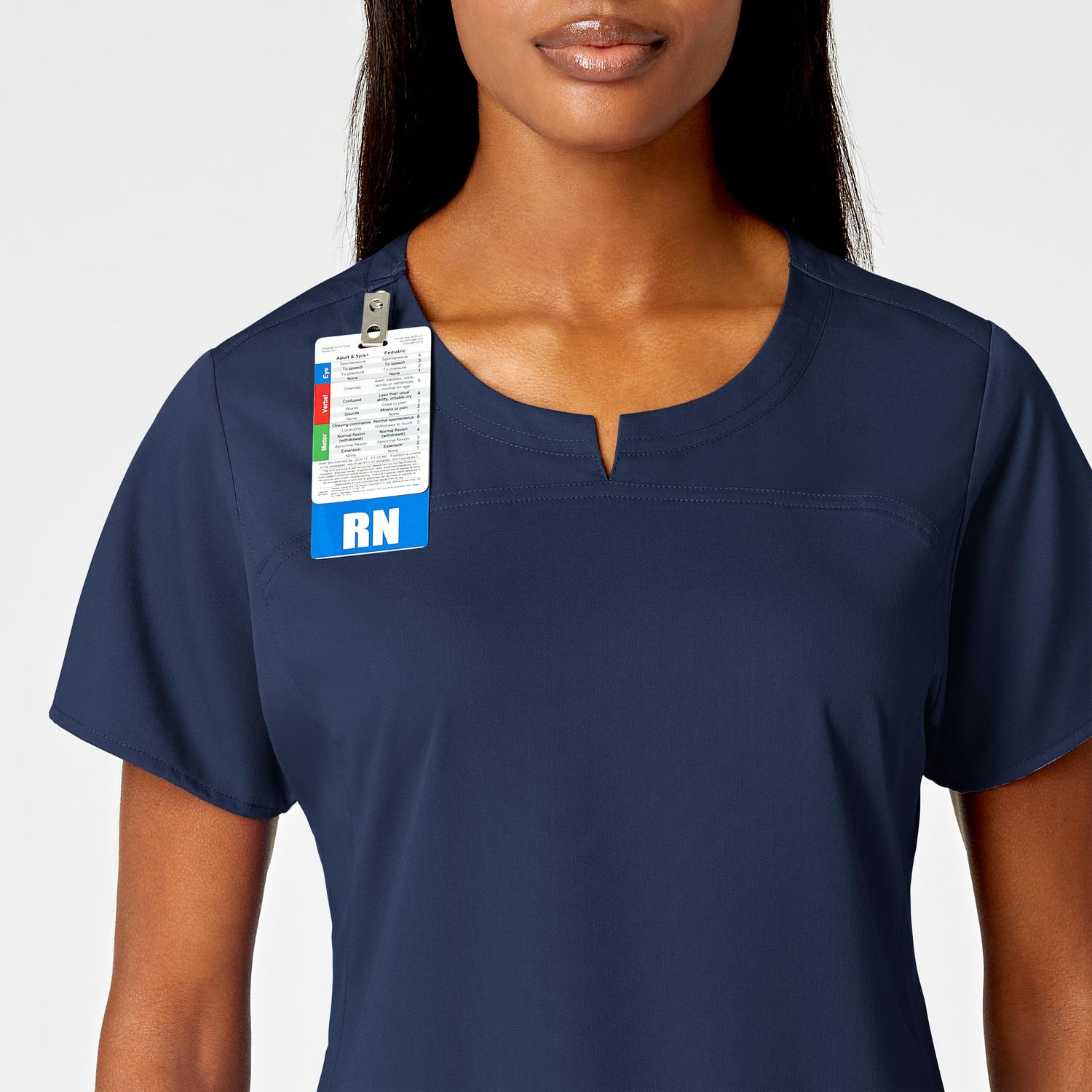 Casacca donna 6419 girocollo navy blue