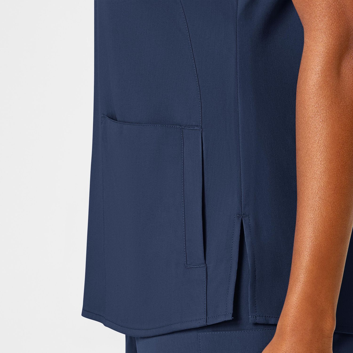 Casacca donna 6419 girocollo navy blue