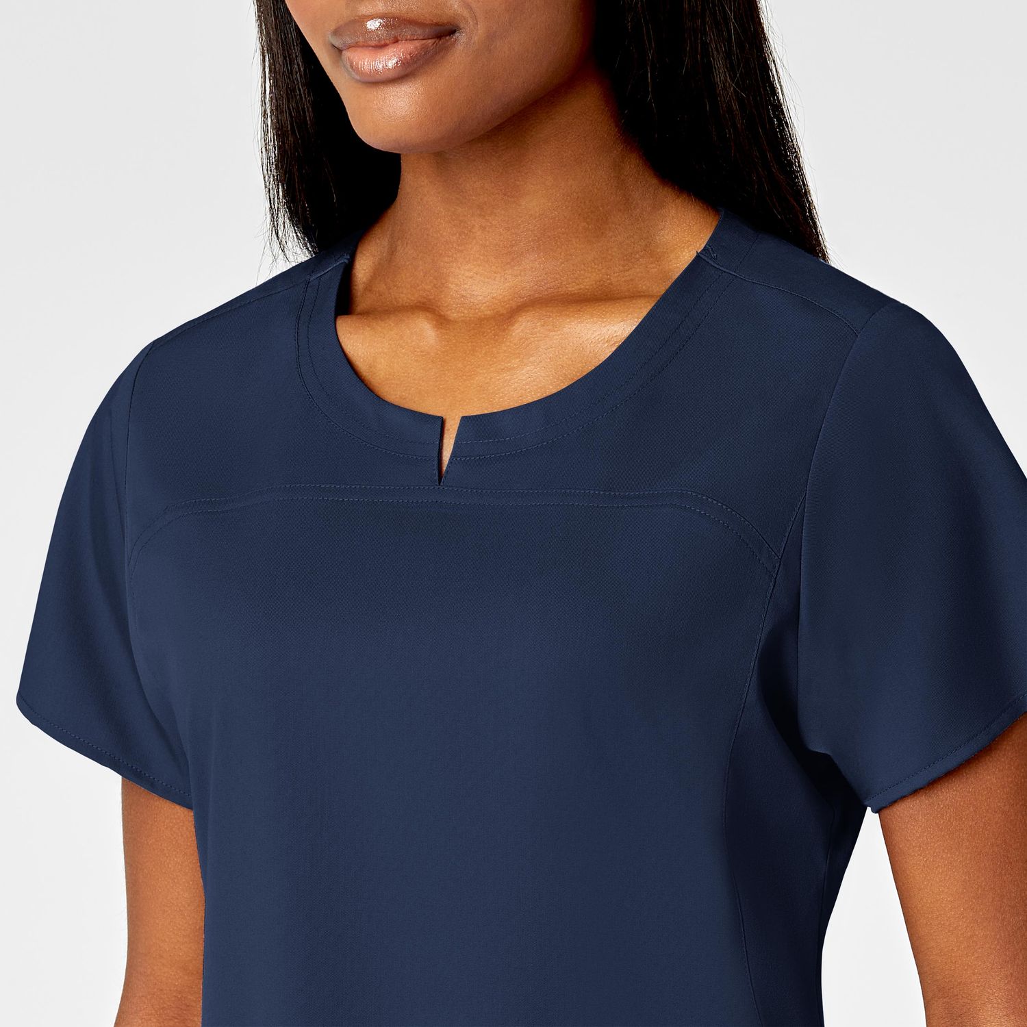 Casacca donna 6419 girocollo navy blue