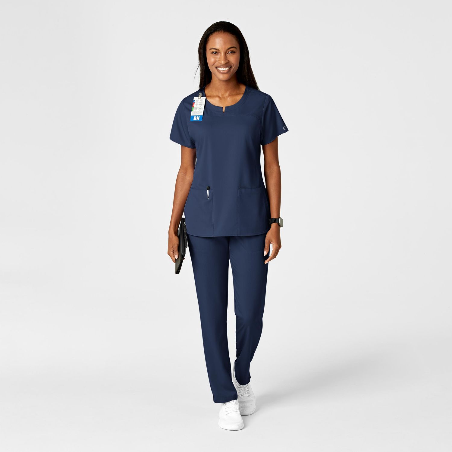 Pantalone donna 5419 cargo 7 tasche navy blue