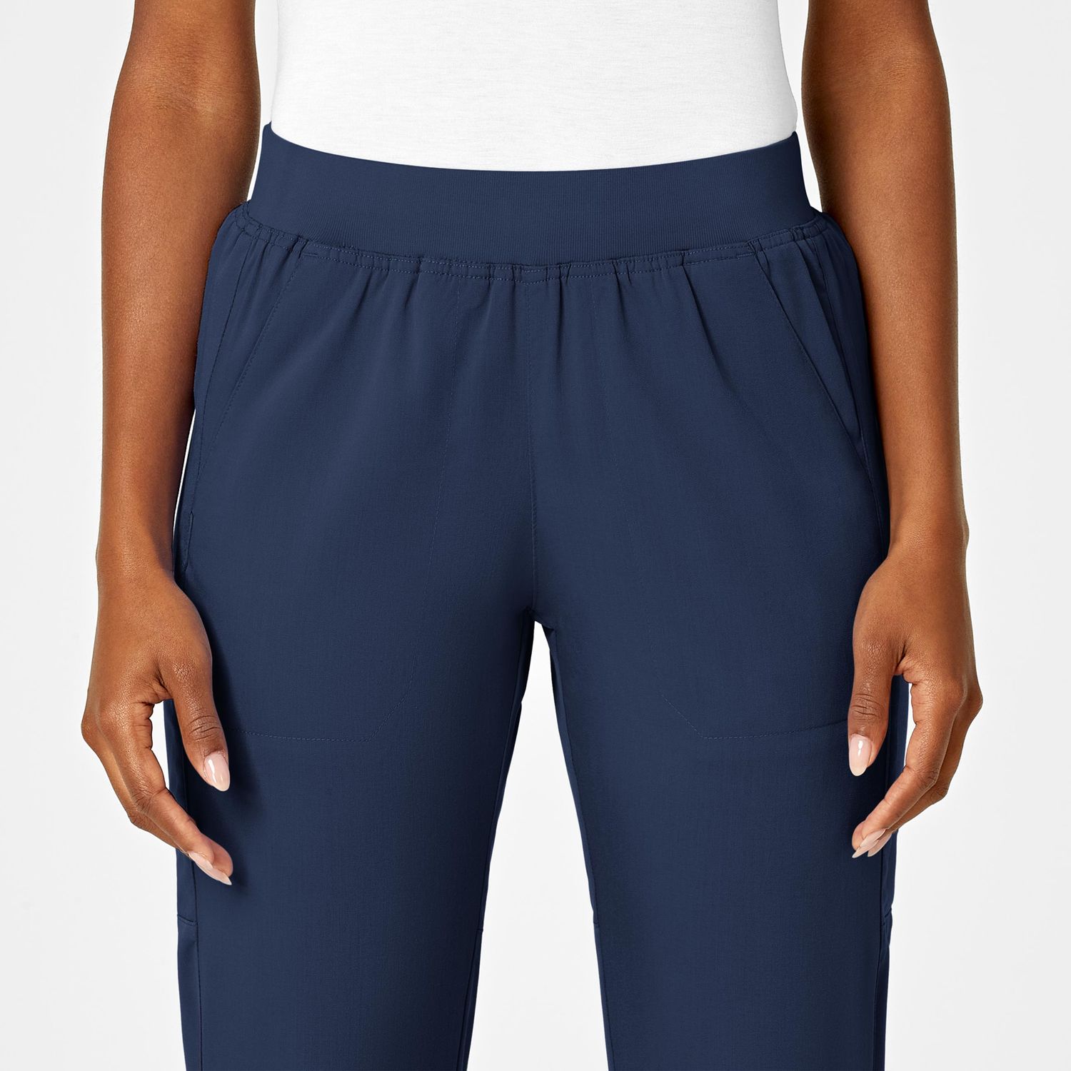 Pantalone donna 5419 cargo 7 tasche navy blue