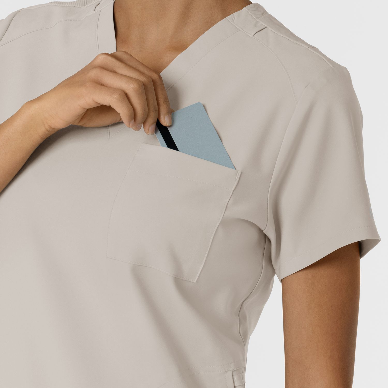 Casacca donna 6045 scollo a V cloud