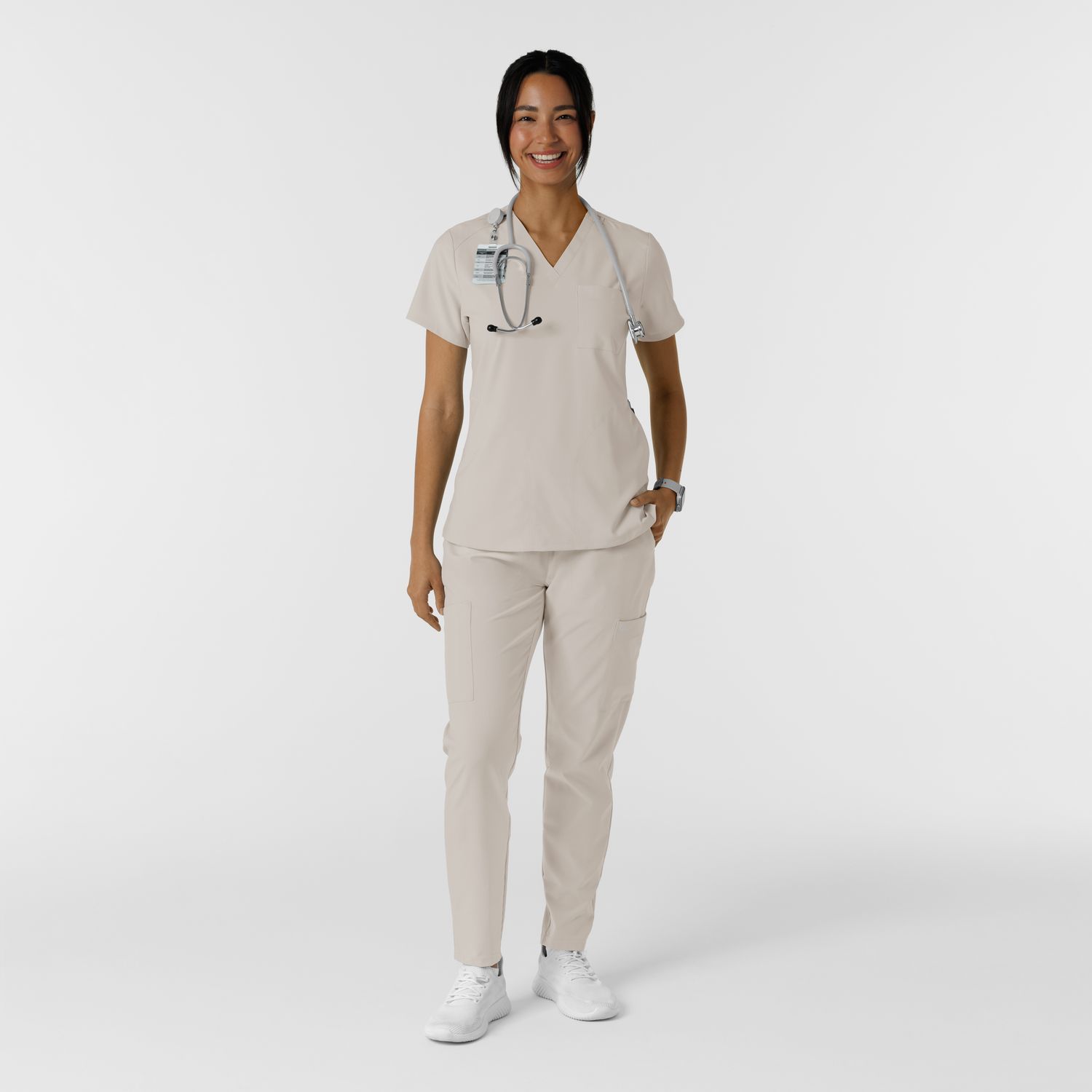 Casacca donna 6045 scollo a V cloud