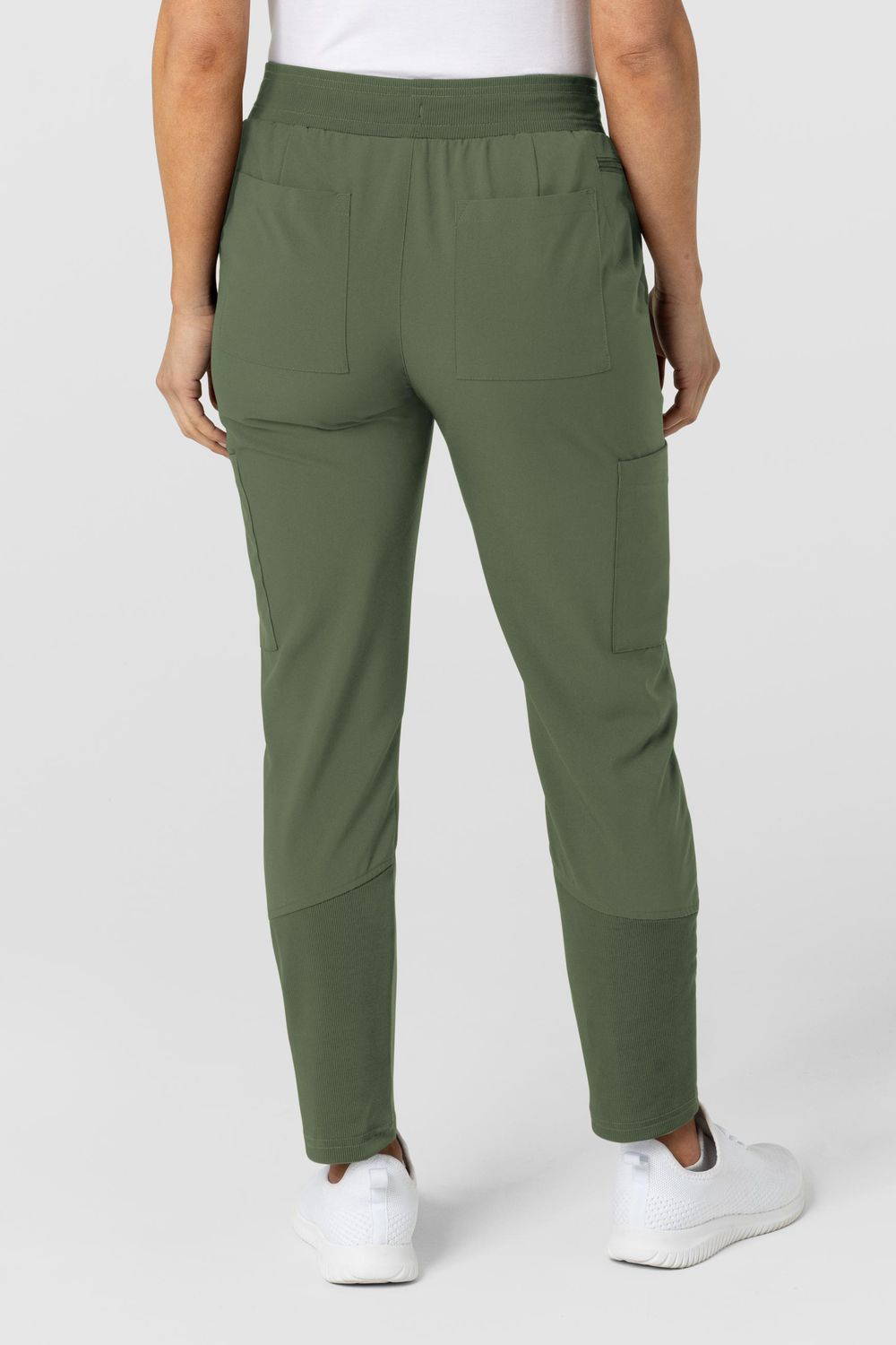 Pantalone donna 5045 sport 8 tasche olive