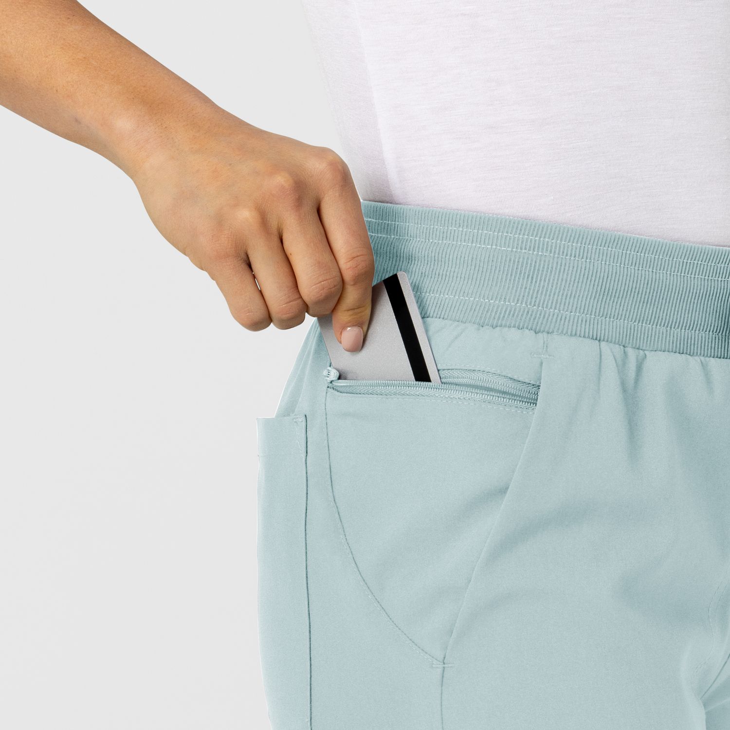 Pantalone donna 5045 sport 8 tasche sky blue