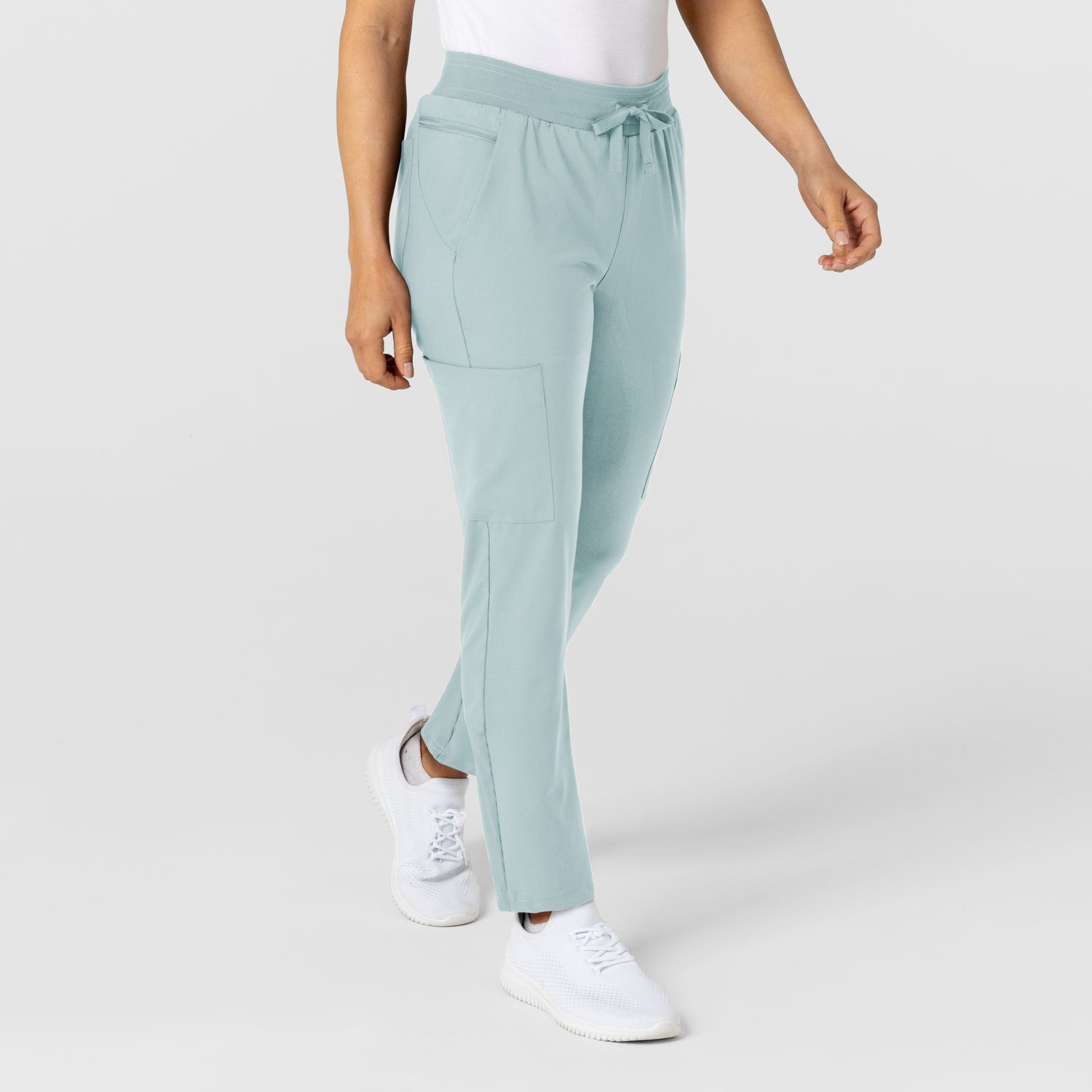 Pantalone donna 5045 sport 8 tasche sky blue
