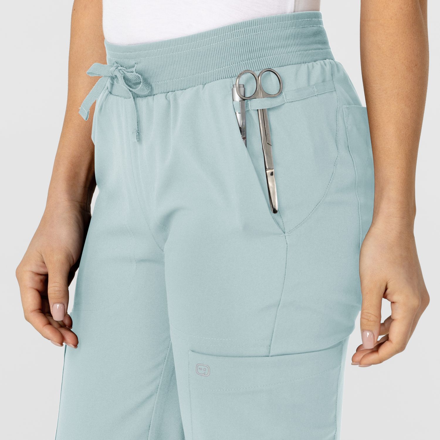 Pantalone donna 5045 sport 8 tasche sky blue