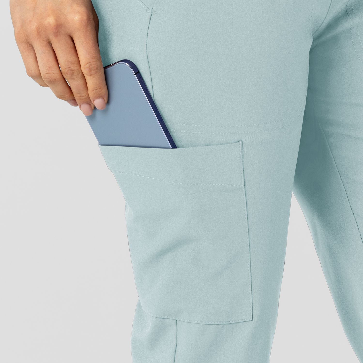 Pantalone donna 5045 sport 8 tasche sky blue