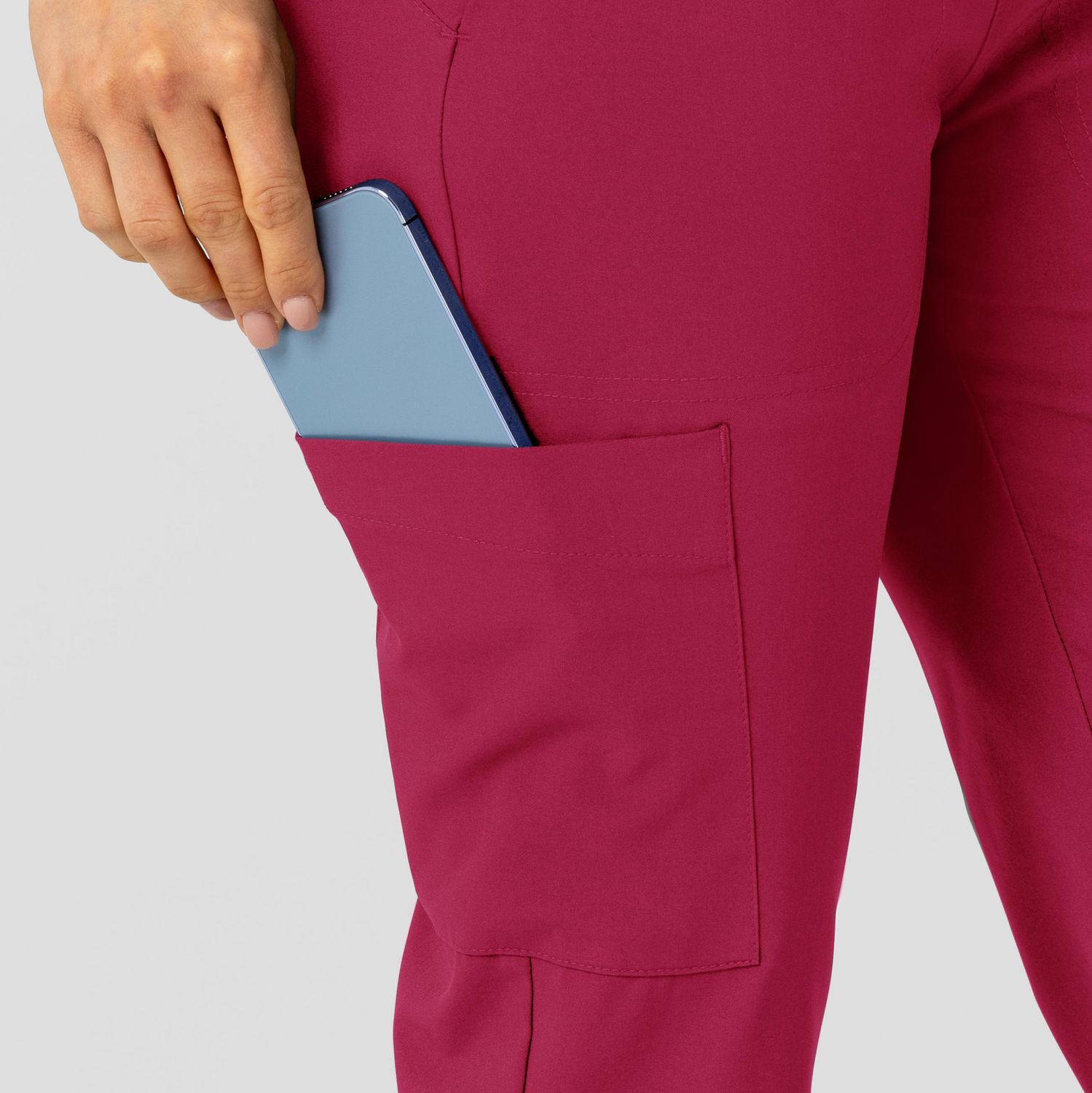 Pantalone donna 5045 sport 8 tasche magenta