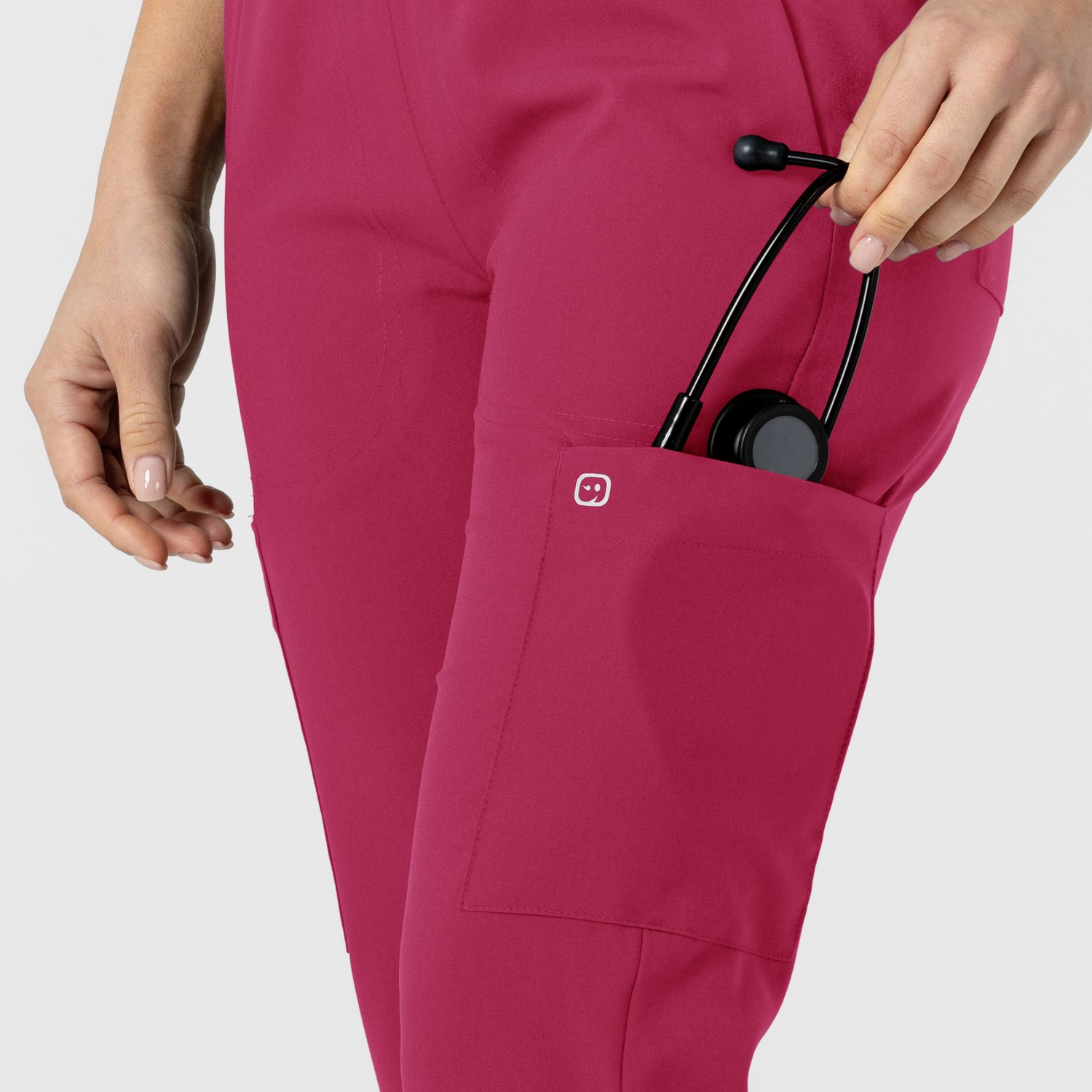 Pantalone donna 5045 sport 8 tasche magenta