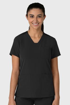 Casacca donna 6132 scollo a V black