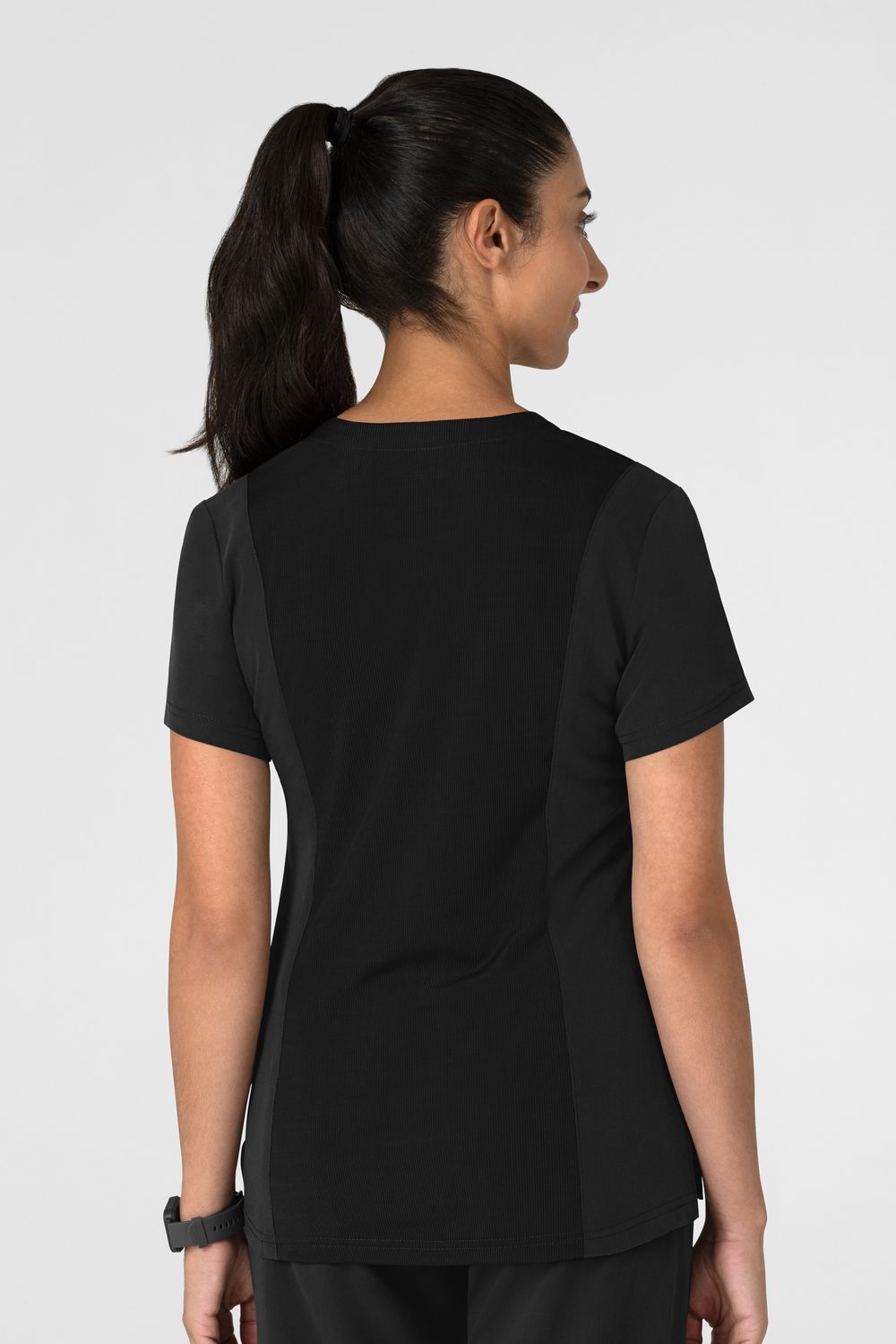 Casacca donna 6132 scollo a V black