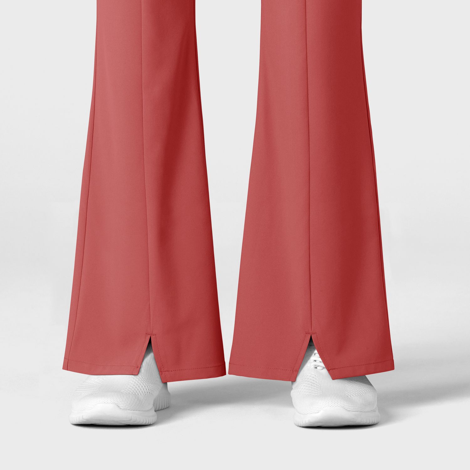 Pantalone donna 5534 cargo svasato mineral red